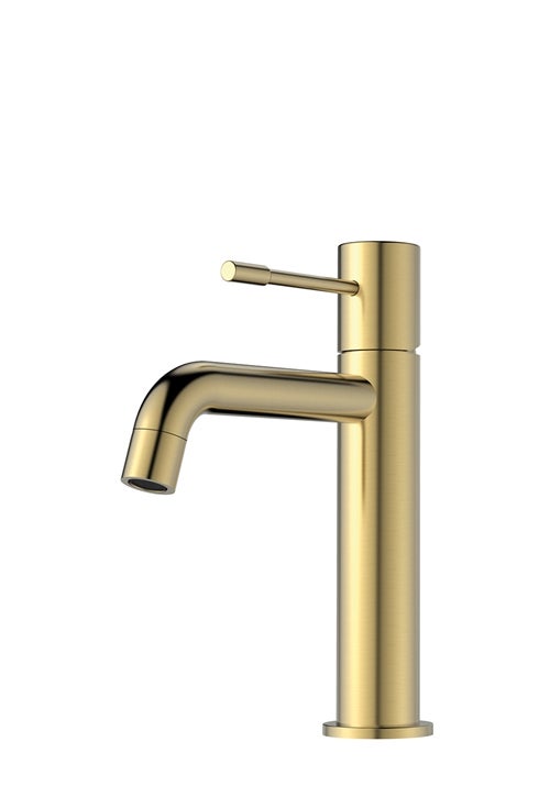 Basin mixer Fine low brass