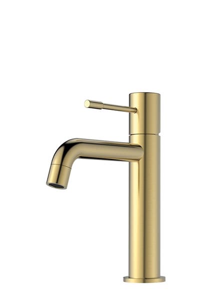 Basin mixer Fine low brass