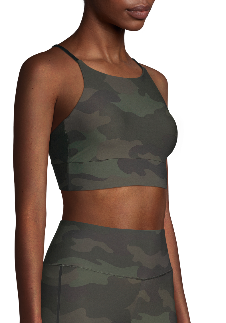 Sculpture Intense Sports Bra – Dark Camo