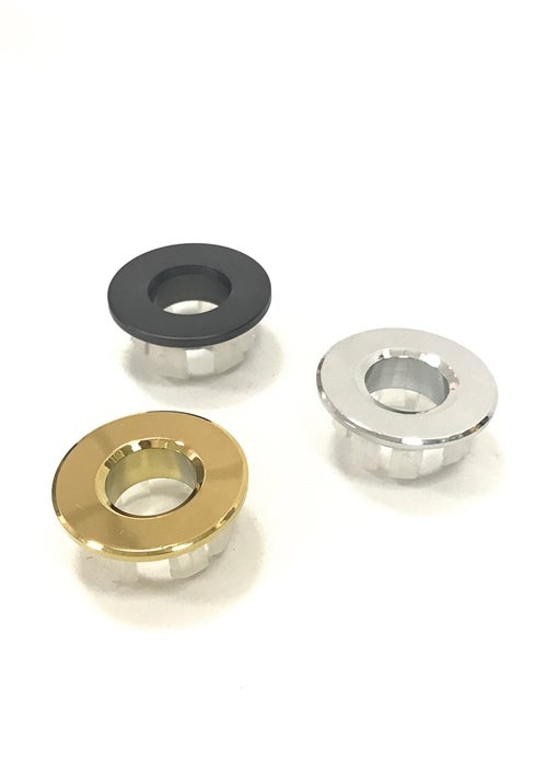 Overflow ring basin metal chrome