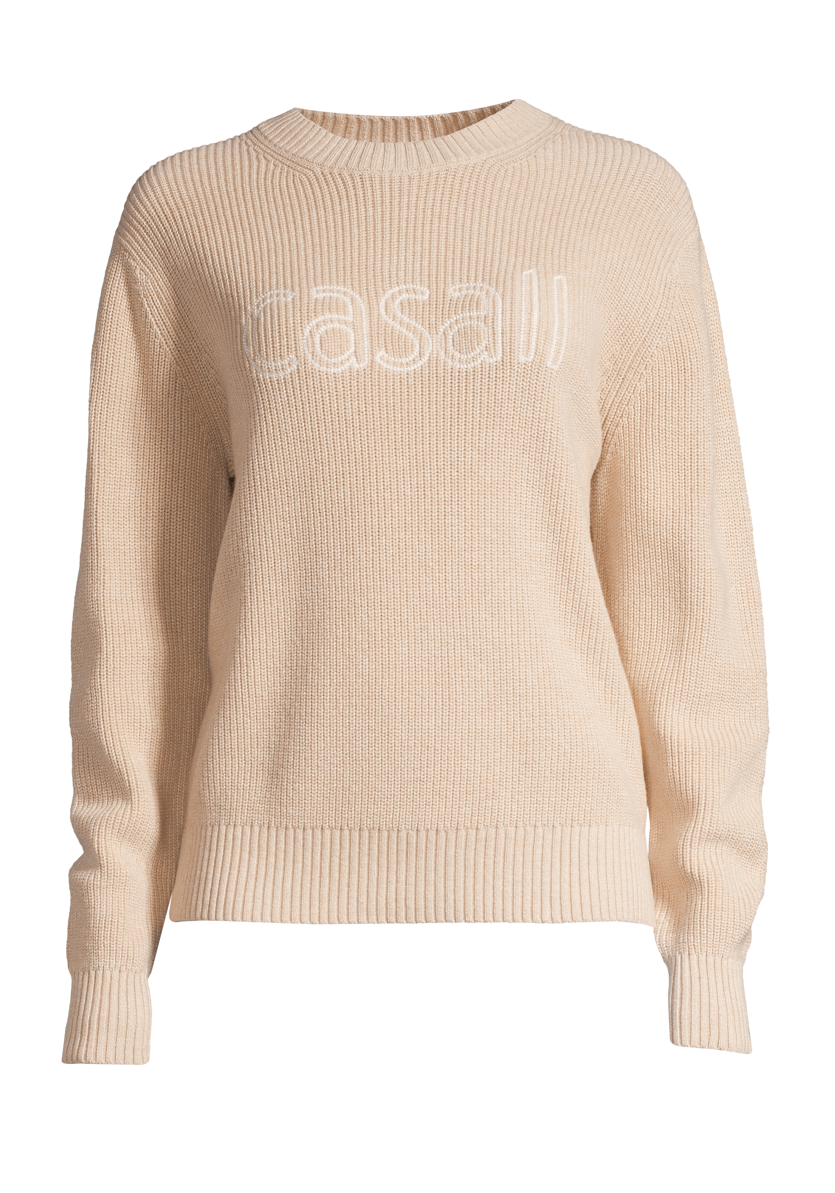 Knitted Logo Sweater – Warm Melange
