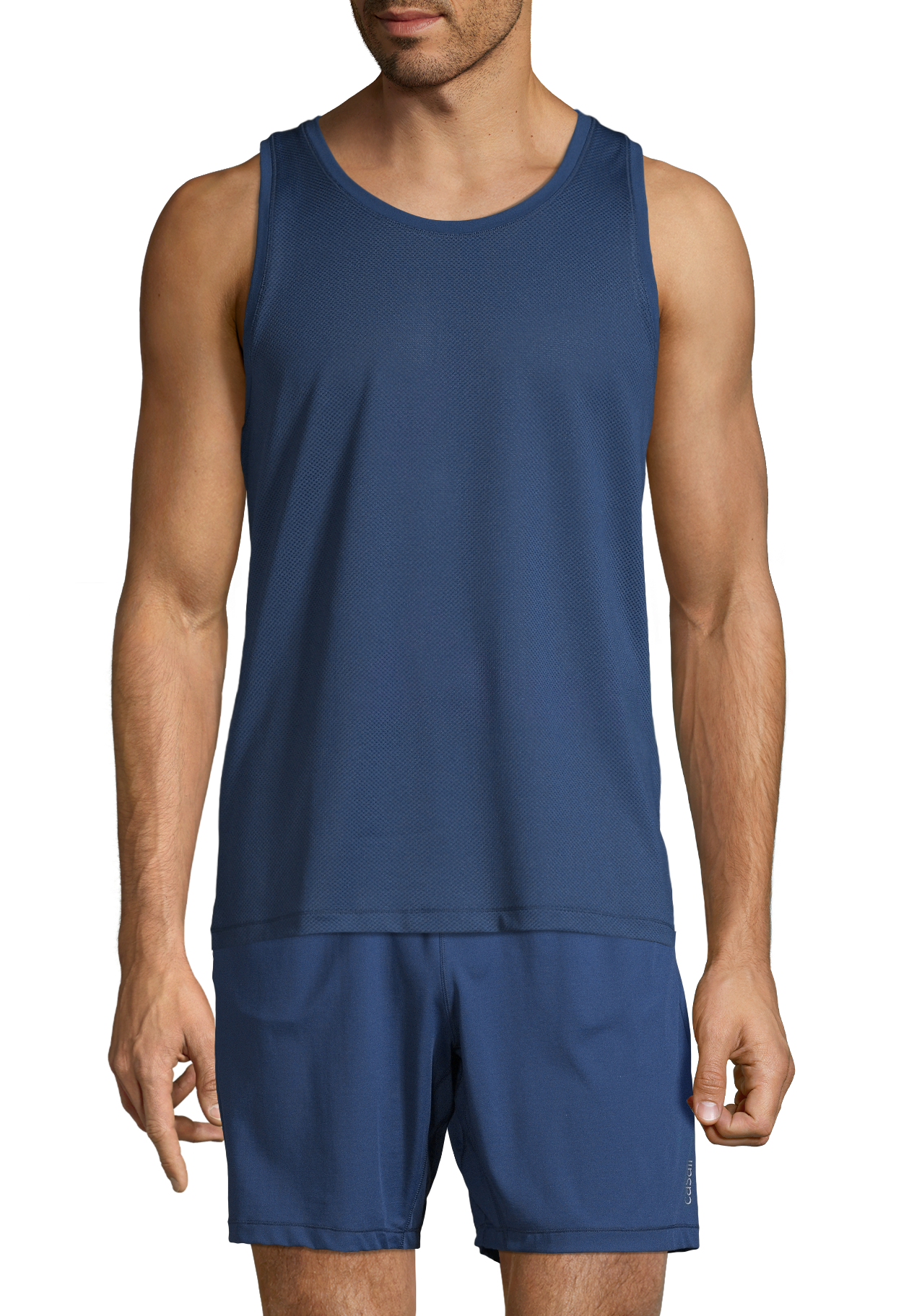M Structured Tank – Steady Blue