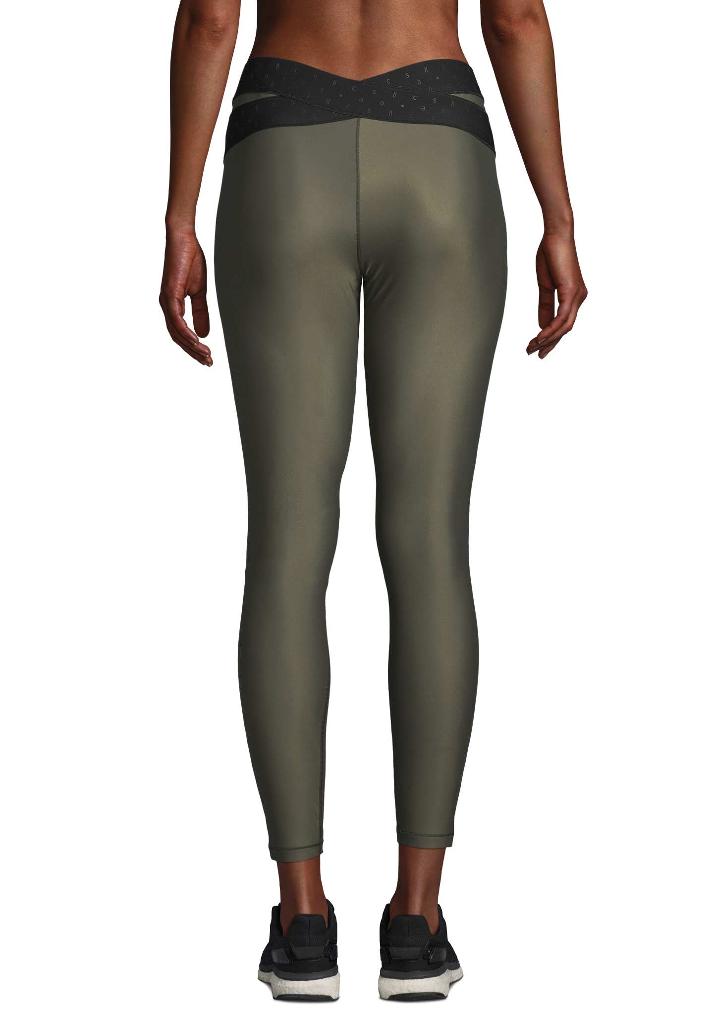 Fearless High Waist 7/8 Tights - Olive Green