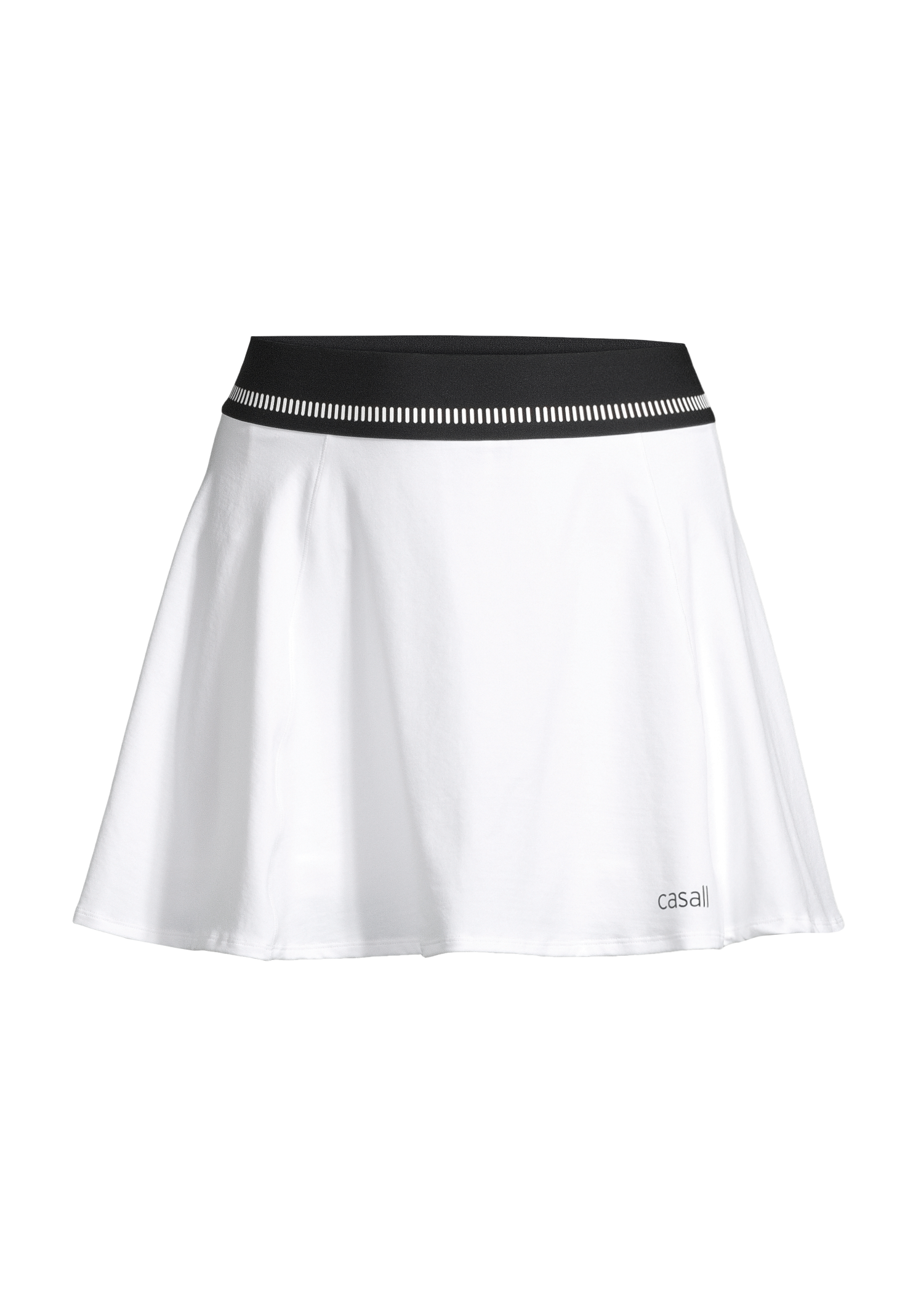 Court Elastic Skirt – White