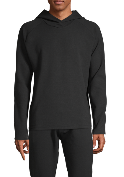 M Double Knit Hoodie - Black