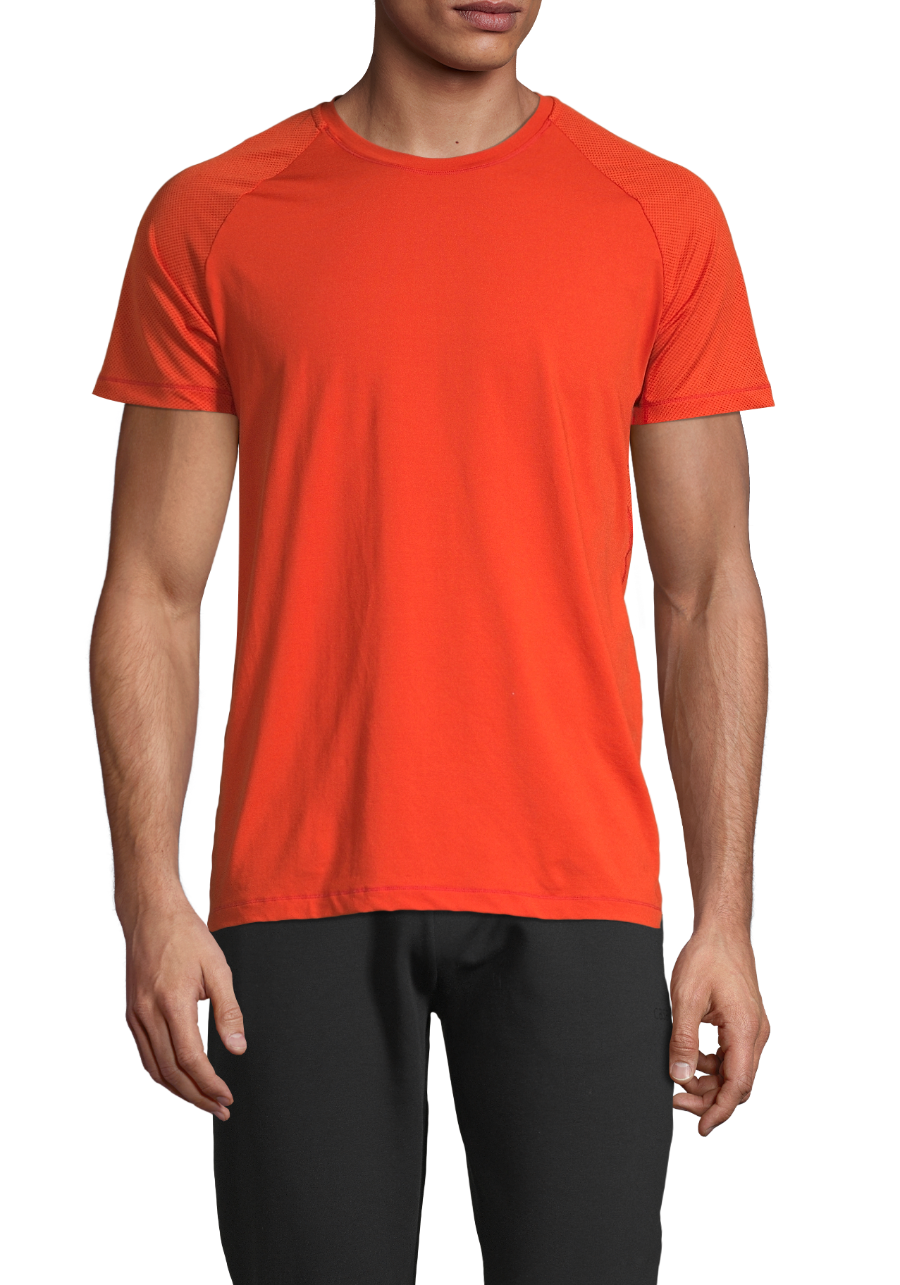 M Structured Tee – Intense Orange