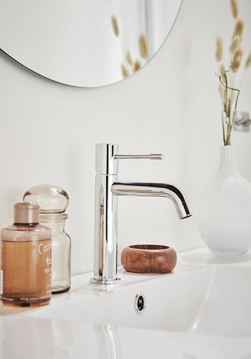 Basin mixer Fine low chrome