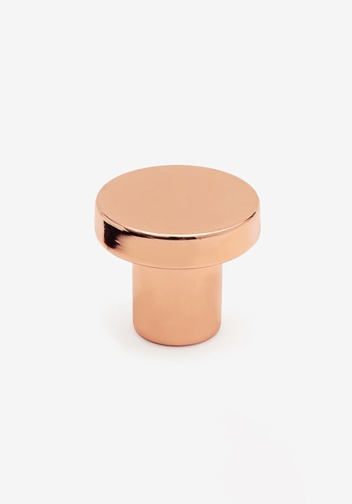 Dot knob copper
