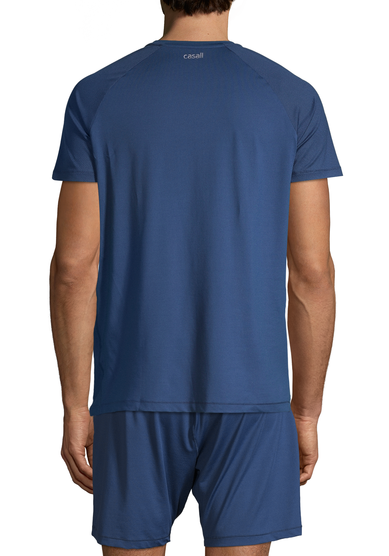 M Structured Tee – Intense Steady Blue