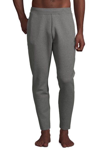 M Double Knit Pants – Dk grey melange