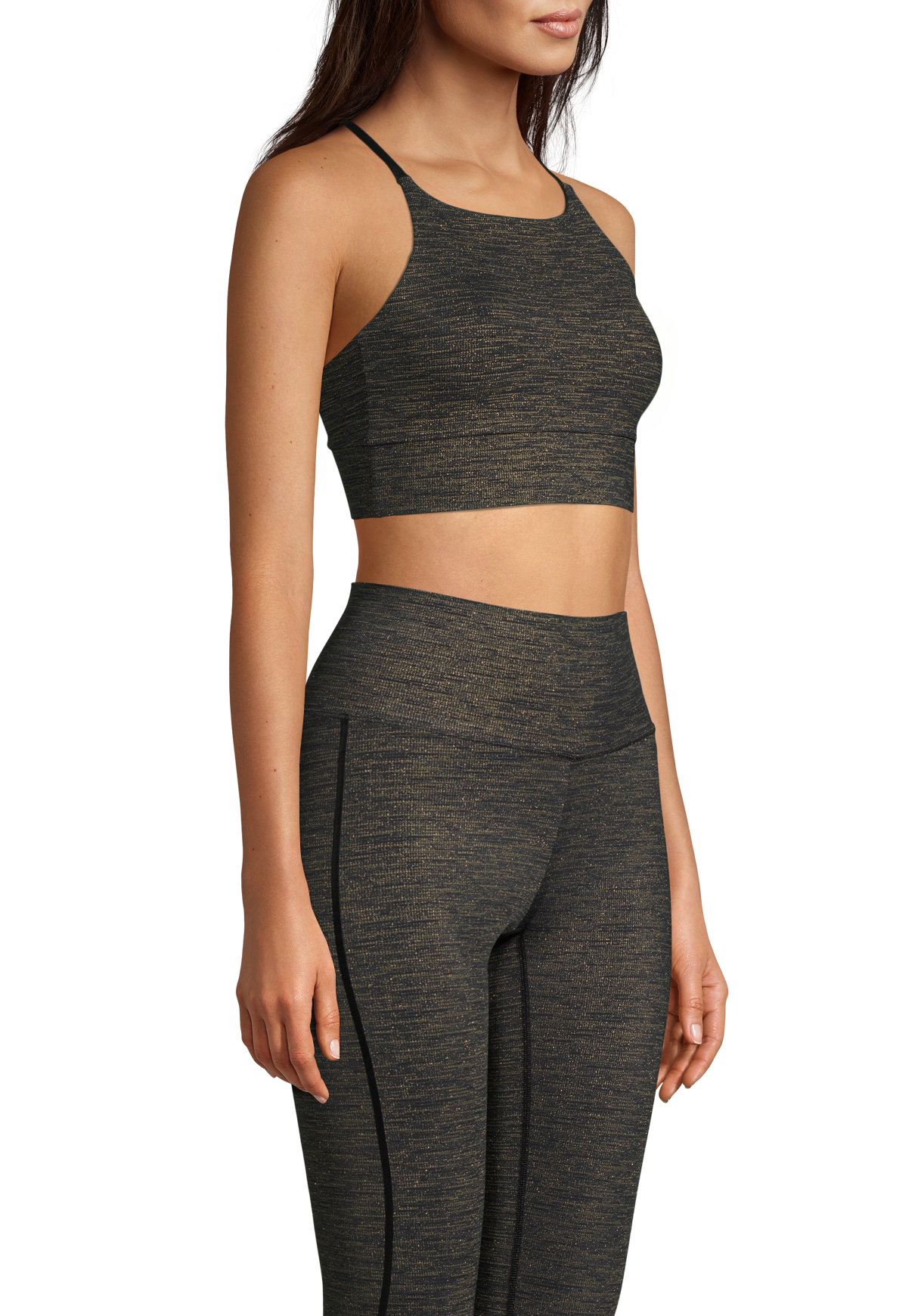 Sculpture Intense Sports Bra – Black Gold