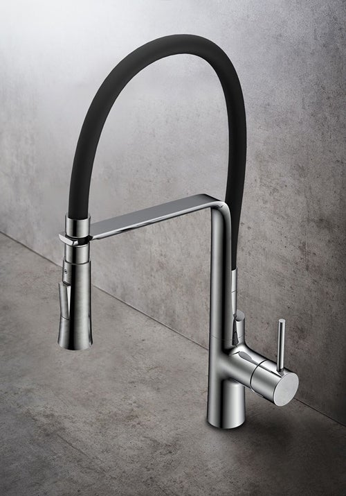 Kitchen faucet Verge chrome without dishwash valve
