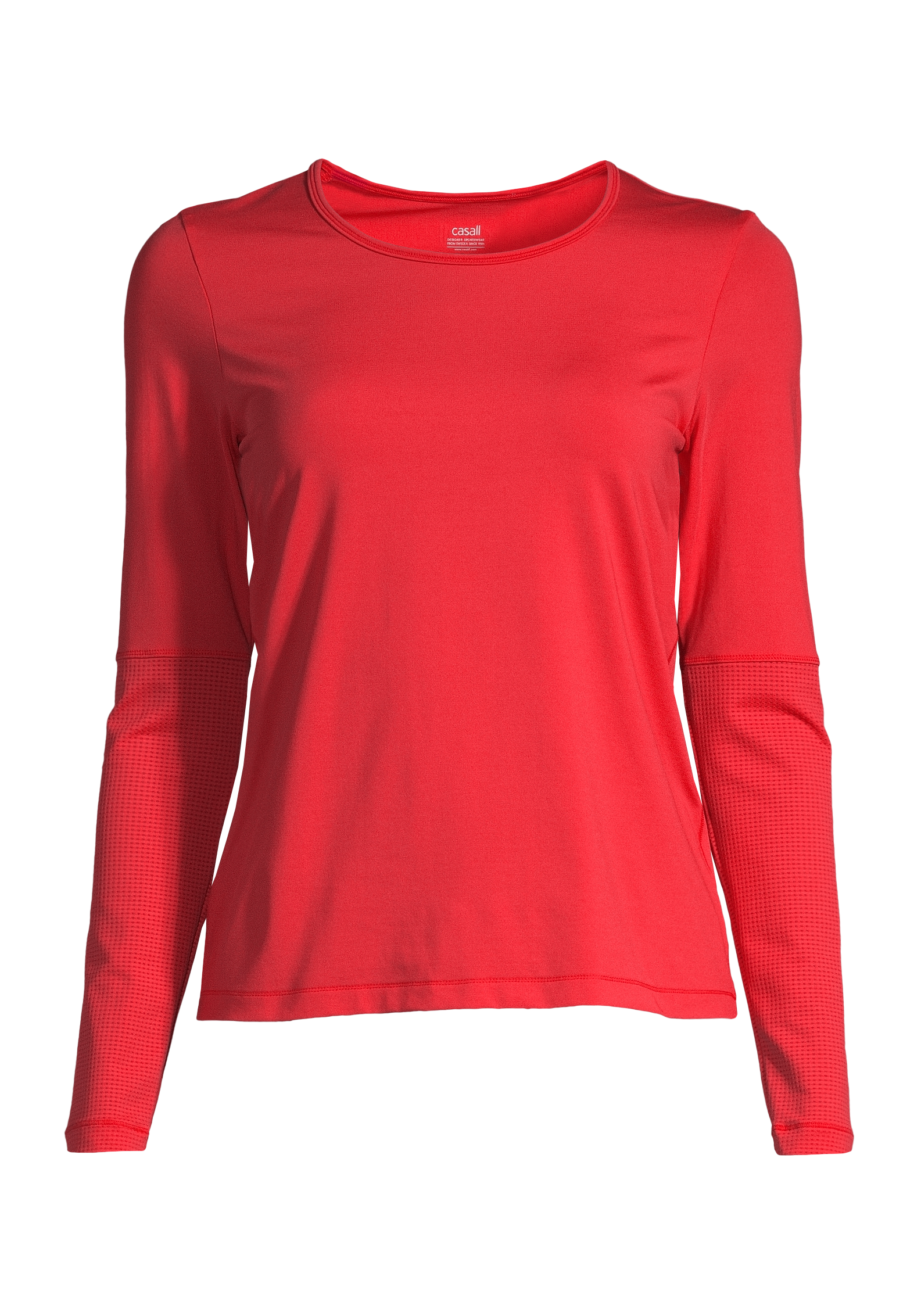 Essential Long Sleeve with Mesh Insert – Impact Red