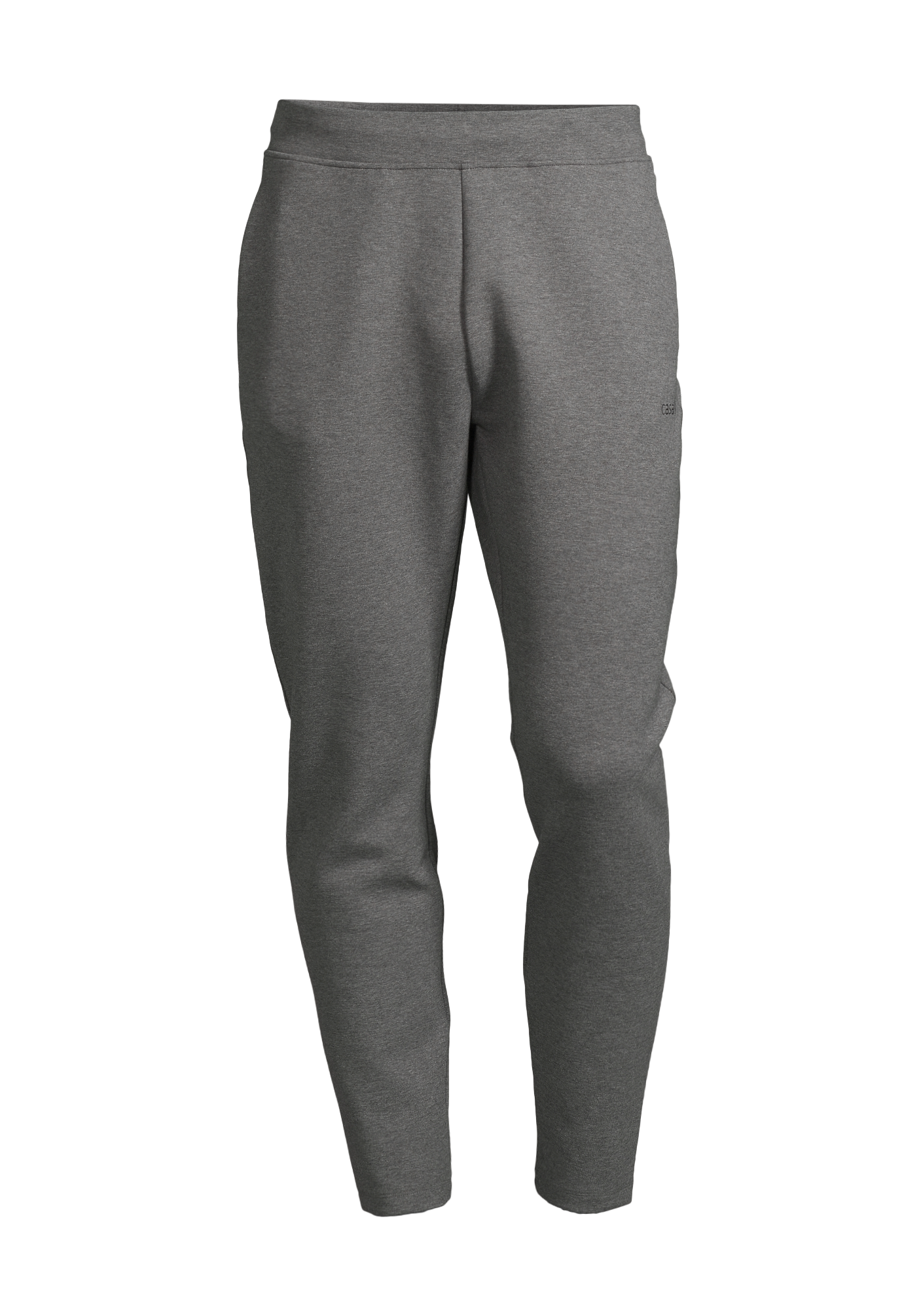 M Double Knit Pants – Dk grey melange