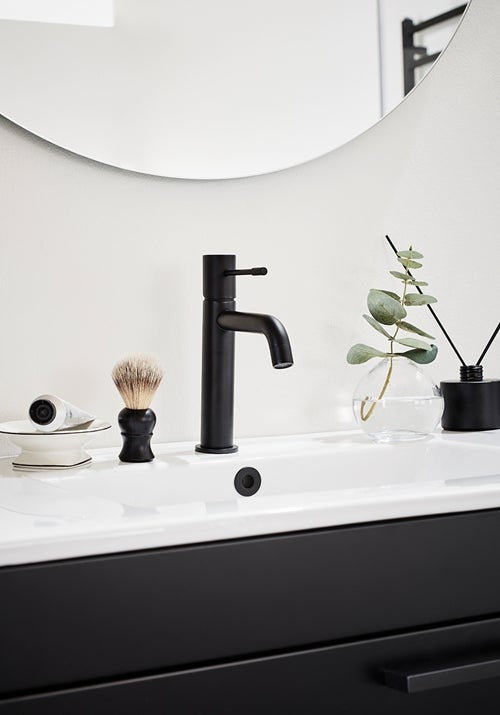 Basin mixer Fine low black