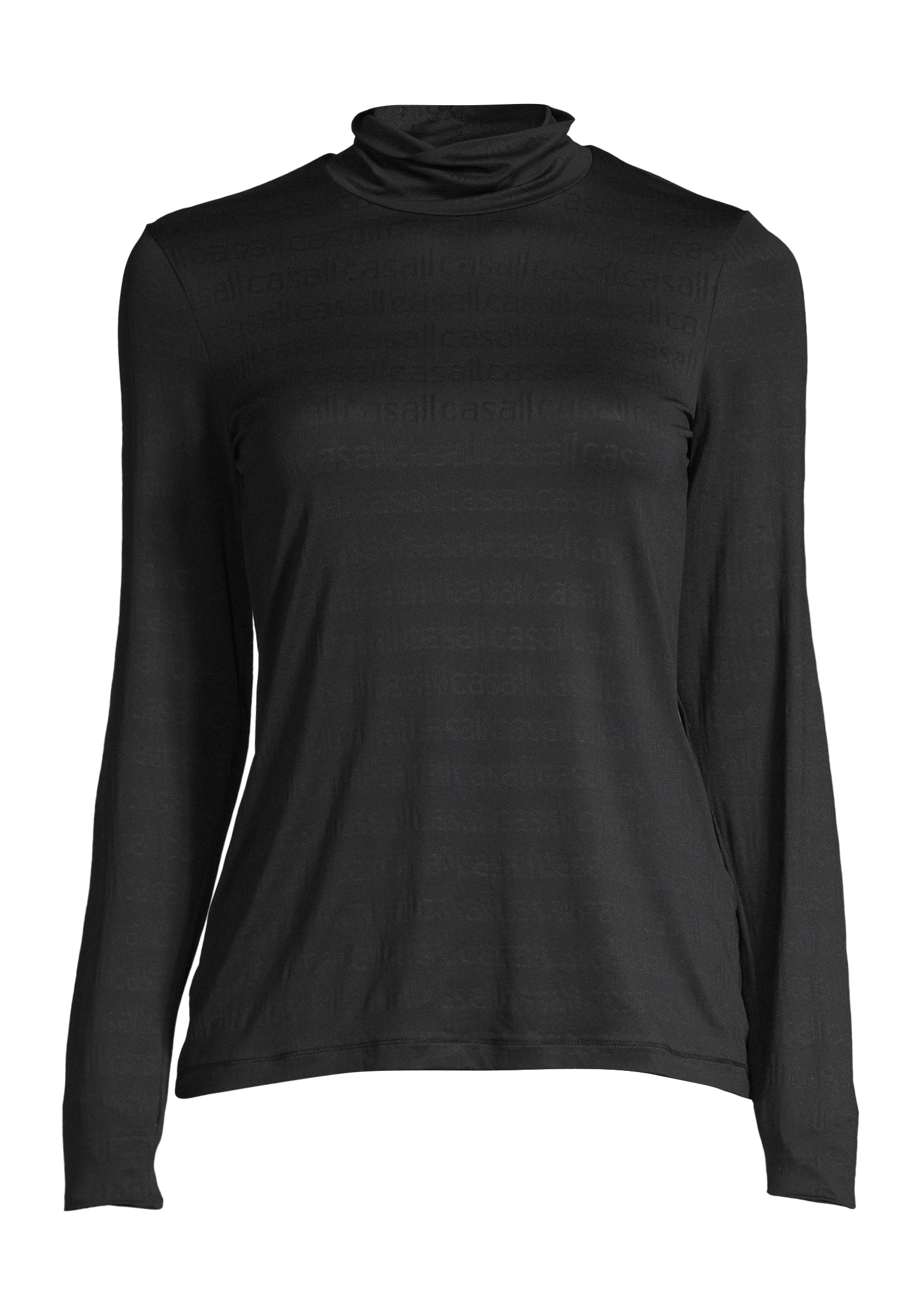 Logo Turtleneck – Black