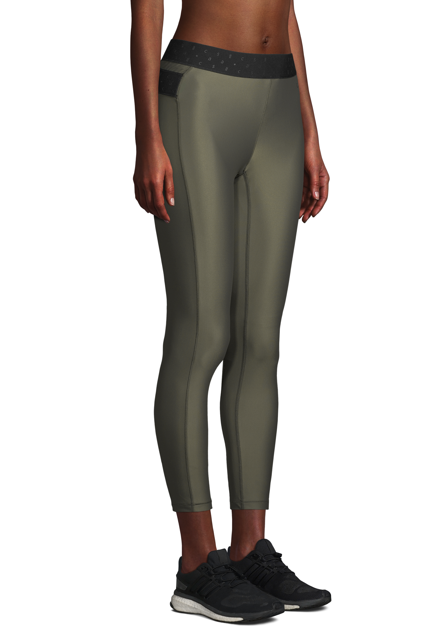 Fearless High Waist 7/8 Tights - Olive Green