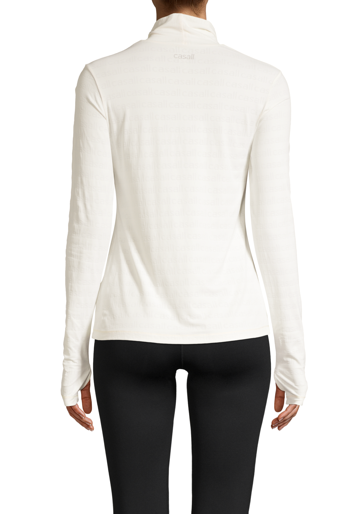Logo Turtleneck – Active White